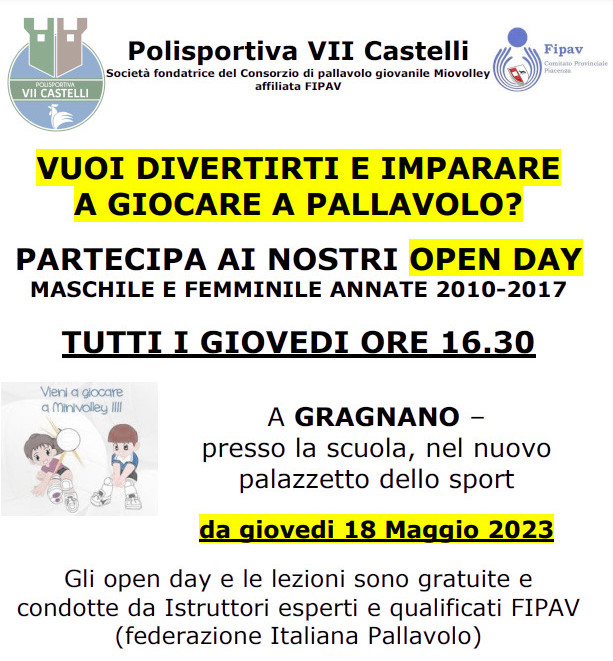 Open day Volley